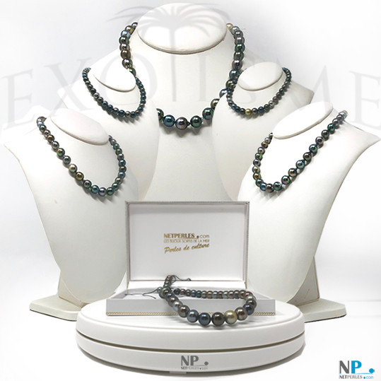 Colliers de Perles de Tahiti Baroques prix exotiques
